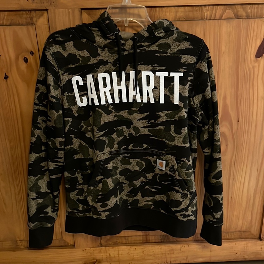 Never worn Carhartt fleece lined hoodie!